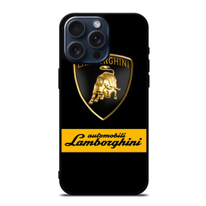 LAMBORGHINI LOGO iPhone 15 Pro Max Case Cover LAMBORGHINI LOGO iPhone 15 Pro Max Case Cover