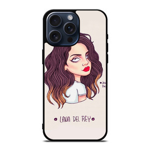 LANA DEL REY CARTOON iPhone 15 Pro Max Case Cover