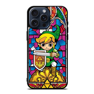 LEGEND OF ZELDA GAMES GLASS ART iPhone 15 Pro Max Case Cover
