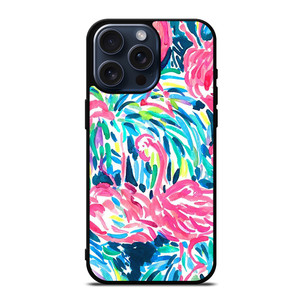 LILLY PULITZER FLAMINGO iPhone 15 Pro Max Case Cover