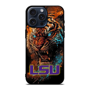 LSU TIGERS ICON LOUISIANA STATE UNIVERSITY LOGO iPhone 15 Pro Max Case Cover