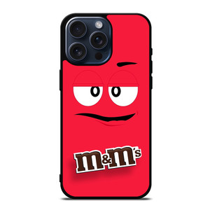 M&M'S CHOCOLATE MASCOT FACE iPhone 15 Pro Max Case Cover