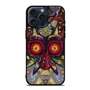 MAJORA MASK LEGEND OF ZELDA GAMES MOZAIK iPhone 15 Pro Max Case Cover