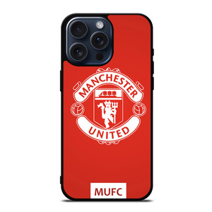 MANCHESTER UNITED FC RED DEVILS iPhone 15 Pro Max Case Cover
