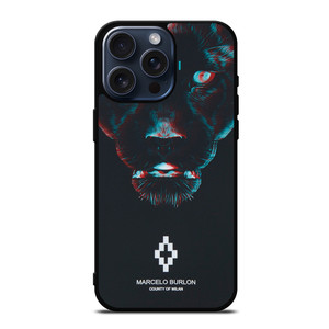 MARCELO BURLON BLACK PANTHER iPhone 15 Pro Max Case Cover MARCELO BURLON BLACK PANTHER iPhone 15 Pro Max Case Cover