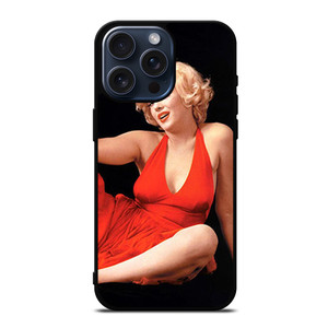 MARILYN MONROE RED DRESS iPhone 15 Pro Max Case Cover