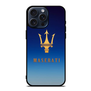 MASERATI GOLD LOGO iPhone 15 Pro Max Case Cover