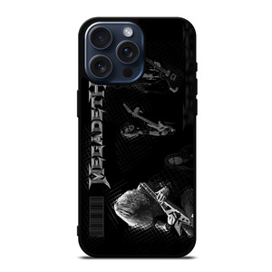 MEGADETH ROCK BAND LOGO iPhone 15 Pro Max Case Cover