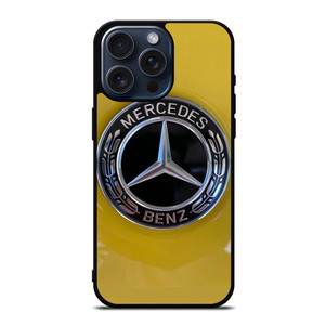 MERCEDES BENZ CAR LOGO YELLOW ICON iPhone 15 Pro Max Case Cover MERCEDES BENZ CAR LOGO YELLOW ICON iPhone 15 Pro Max Case Cover