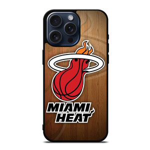 MIAMI HEAT WOODEN LOGO NBA iPhone 15 Pro Max Case Cover MIAMI HEAT WOODEN LOGO NBA iPhone 15 Pro Max Case Cover