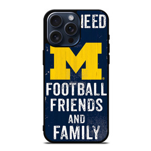 MICHIGAN WOLVERINES FOOTBALL QUOTES iPhone 15 Pro Max Case Cover