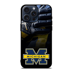 MICHIGAN WOLVERINES JERSEY GLOVES iPhone 15 Pro Max Case Cover