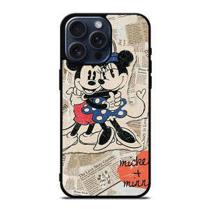 MICKEY MINNIE MOUSE RETRO DISNEY iPhone 15 Pro Max Case Cover