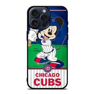 MICKEY MOUSE CHICAGO CUBS iPhone 15 Pro Max Case Cover