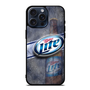 MILLER LITE BEER BOTTLE iPhone 15 Pro Max Case Cover MILLER LITE BEER BOTTLE iPhone 15 Pro Max Case Cover