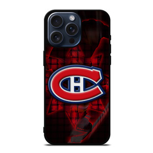 MONTREAL CANADIENS RED GLOW SYMBOL iPhone 15 Pro Max Case Cover