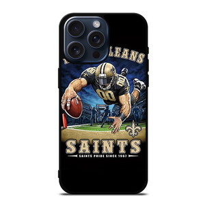NEW ORLEANS SAINTS NFL ART iPhone 15 Pro Max Case Cover