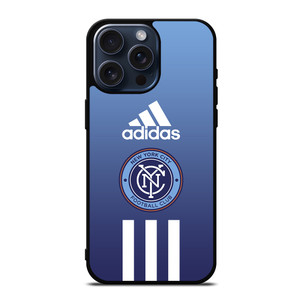 NEW YORK CITY FC ADIDAS STRIPES iPhone 15 Pro Max Case Cover