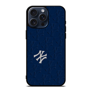 NEW YORK YANKEES ICON LOGO BASEBALL BLUE iPhone 15 Pro Max Case Cover