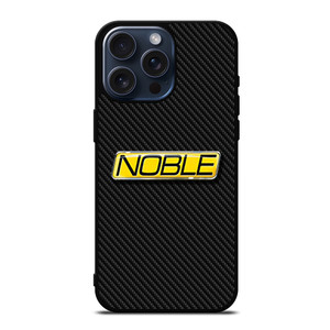 NOBLE CARBON LOGO iPhone 15 Pro Max Case Cover NOBLE CARBON LOGO iPhone 15 Pro Max Case Cover
