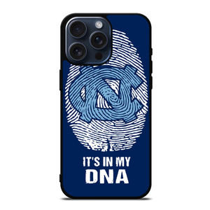 NORTH CAROLINA TAR HEELS IT S IN MY DNA iPhone 15 Pro Max Case Cover