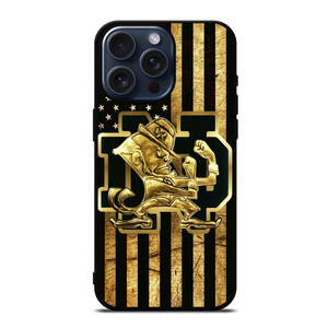 NOTRE DAME FIGHTING IRISH GOLD iPhone 15 Pro Max Case Cover NOTRE DAME FIGHTING IRISH GOLD iPhone 15 Pro Max Case Cover