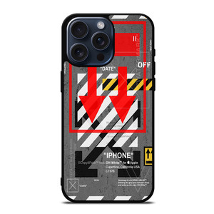 OFF WHITE ARROW DOWN iPhone 15 Pro Max Case Cover OFF WHITE ARROW DOWN iPhone 15 Pro Max Case Cover