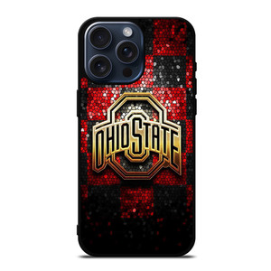 OHIO STATE LOGO FOOTBALL MOZAIC ICON iPhone 15 Pro Max Case Cover OHIO STATE LOGO FOOTBALL MOZAIC ICON iPhone 15 Pro Max Case Cover