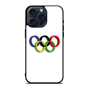 OLYMPIC RINGS LOGO iPhone 15 Pro Max Case Cover OLYMPIC RINGS LOGO iPhone 15 Pro Max Case Cover