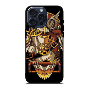 OWL STEAMPUNK iPhone 15 Pro Max Case Cover OWL STEAMPUNK iPhone 15 Pro Max Case Cover