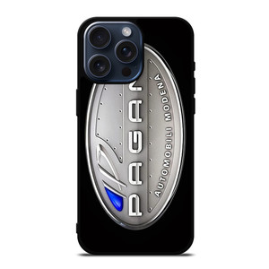 PAGANI AUTOMOBILI METAL LOGO iPhone 15 Pro Max Case Cover