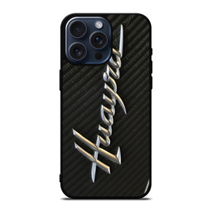 PAGANI HUAYRA CARBON LOGO iPhone 15 Pro Max Case Cover