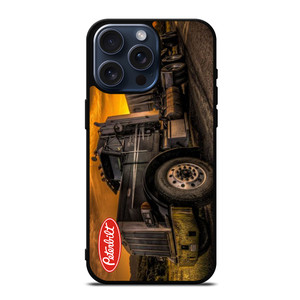 PETERBILT TRUCK BLACK iPhone 15 Pro Max Case Cover