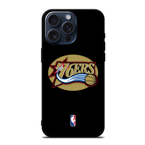 PHILADELPHIA 76ERS NBA GOLD LOGO iPhone 15 Pro Max Case Cover PHILADELPHIA 76ERS NBA GOLD LOGO iPhone 15 Pro Max Case Cover