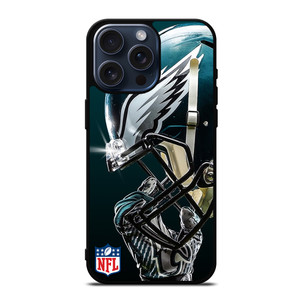 PHILADELPHIA EAGLES NFL HELMET iPhone 15 Pro Max Case Cover