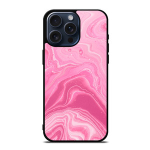 PINK LIQUID TEXTURES iPhone 15 Pro Max Case Cover PINK LIQUID TEXTURES iPhone 15 Pro Max Case Cover