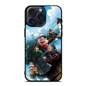 POPEYE THE SAILORMAN CARTOON iPhone 15 Pro Max Case Cover