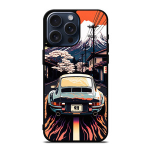 PORSCHE CAR 911 RACING CAR PAINTING iPhone 15 Pro Max Case Cover