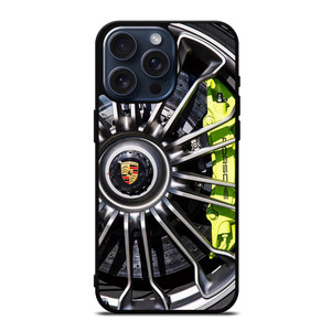 PORSCHE CAR ICON WHEEL LOGO iPhone 15 Pro Max Case Cover