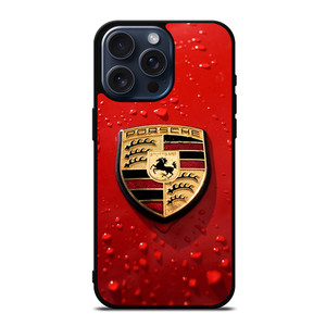 PORSCHE LOGO EMBLEM iPhone 15 Pro Max Case Cover PORSCHE LOGO EMBLEM iPhone 15 Pro Max Case Cover