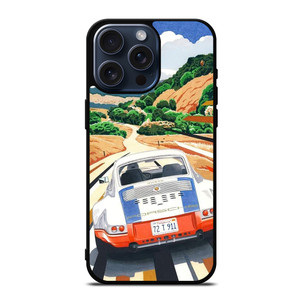 PORSCHE PAINTING ART iPhone 15 Pro Max Case Cover PORSCHE PAINTING ART iPhone 15 Pro Max Case Cover