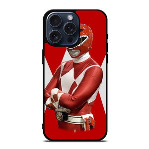 POWER RANGERS RED iPhone 15 Pro Max Case Cover POWER RANGERS RED iPhone 15 Pro Max Case Cover