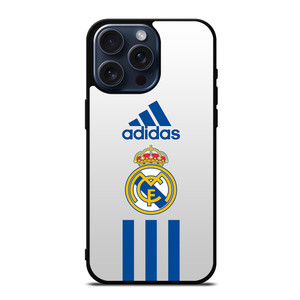 REAL MADRID CF ADIDAS STRIPES iPhone 15 Pro Max Case Cover