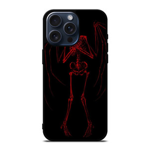 RED SKELETON HEARTBREAKING iPhone 15 Pro Max Case Cover