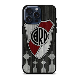 RIVER PLATE EL MAS GRANDE WOODEN LOGO iPhone 15 Pro Max Case Cover