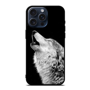 ROAR WHITE WOLF iPhone 15 Pro Max Case Cover