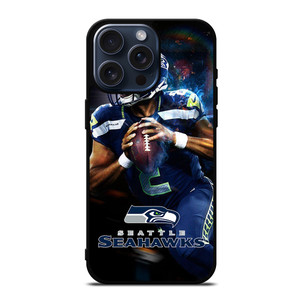RUSSELL WILSON SEATTLE SEAHAWKS NFL iPhone 15 Pro Max Case Cover