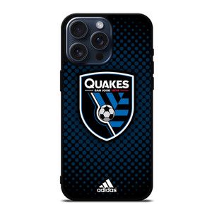 SAN JOSE EARTHQUAKES SOCCER MLS ADIDAS iPhone 15 Pro Max Case Cover