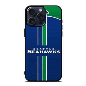SEATTLE SEAHAWKS VERTICAL LOGO iPhone 15 Pro Max Case Cover