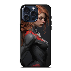 SEXY CARTOON SPIDER GIRL MARVEL COMICS iPhone 15 Pro Max Case Cover